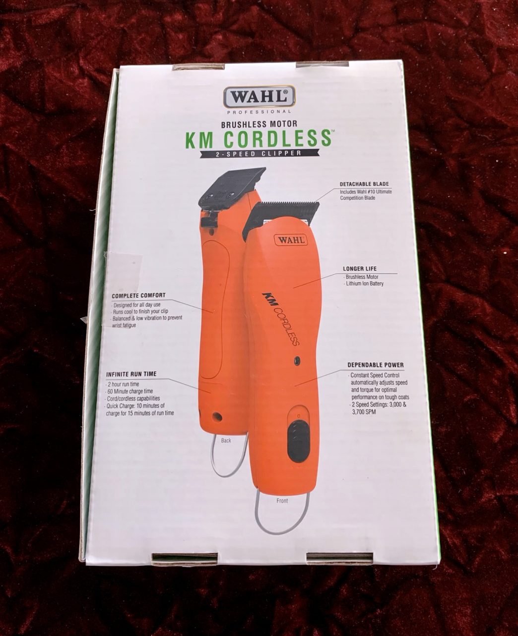 wahl km 10 cordless